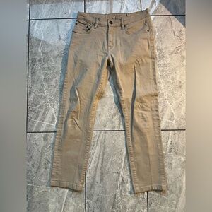 Burberry London England Men’s Tan Straight Leg Jeans Casual Preppy Size 31x32